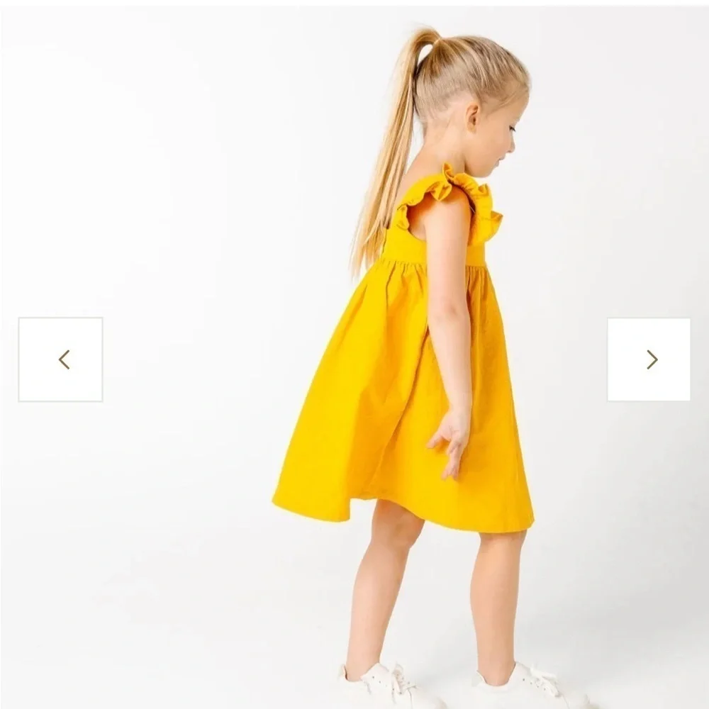 NEW Alice and Ames Girl Stella Dress in Sunrise 7 years